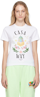 Casablanca Белая футболка Casa Way