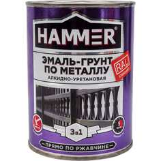 Эмаль-грунт по металлу Hammer