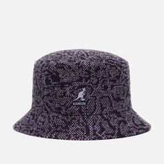 Панама Kangol Birdseye Maze Bin, цвет фиолетовый, размер M