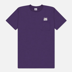 Мужская футболка RIPNDIP Mummy Nerm Pocket, цвет фиолетовый, размер M