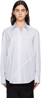 Белая рубашка с вытачками lesugiatelier