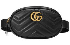 Сумка GUCCI GG Marmont Series Кожаная, черный