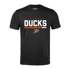 Футболка с коротким рукавом Levelwear Anaheim Ducks, черный