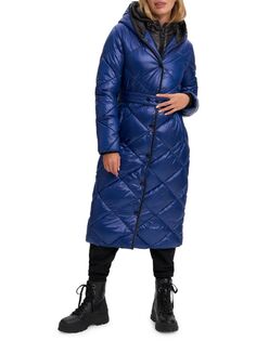 Удлиненная стеганая куртка-пуховик NOIZE Bell weather