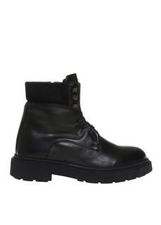 Черные мужские кожаные ботинки Fabrika ФАБРИКА
