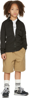 Детская черная куртка-рубашка черная Код поставщика: 10510 Stone Island Junior