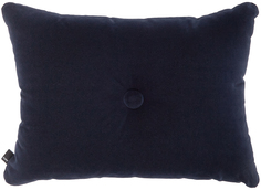 Темно-синяя подушка в горошек HAY