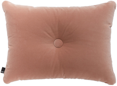 Розовая подушка в горошек HAY