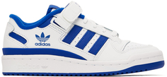 Adidas Kids Kids Бело-синие кроссовки Forum Low Big Kids