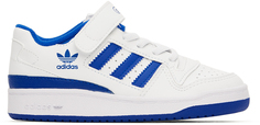 Adidas Kids Kids Бело-синие кроссовки Forum Low Little Kids