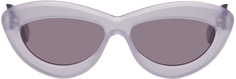 Фиолетовые солнцезащитные очки «кошачий глаз» LOEWE