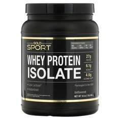 SPORT, изолят сывороточного протеина, 454 г (1 фунт, 16 унций), California Gold Nutrition