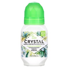 Минеральный шариковый дезодорант, ваниль и жасмин, 66 мл (2,25 жидк. унции), Crystal ​Crystal