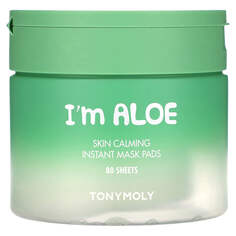 I&apos;m Aloe, успокаивающие успокаивающие салфетки-маски для кожи, 80 шт. По 120 г (4,23 унции), Tony Moly
