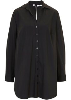 Блузка с вырезом Bpc Bonprix Collection, черный