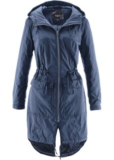 Пальто на легкой подкладке с кулиской Bpc Bonprix Collection, синий
