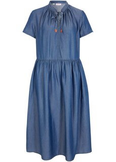Джинсовое платье-туника из лиоцелла tencel John Baner Jeanswear, синий