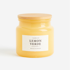 Ароматическая свеча H&amp;M Home Scented Candle Lemon Verde, желтый