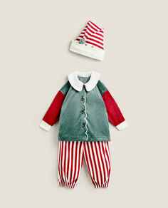 Пижама Zara Home Children’s Christmas Elf, мультиколор
