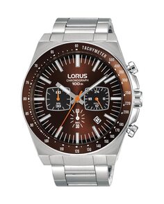 Мужские часы Sport man RT349GX9 со стальным и серебряным ремешком Lorus, серебро