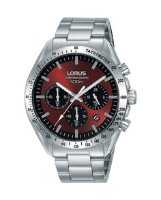 Мужские часы Sport man RT337HX9 со стальным и серебряным ремешком Lorus, серебро