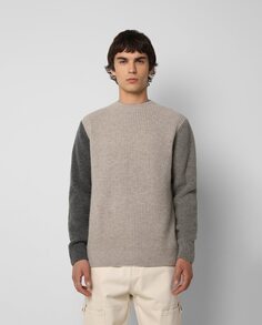 Мужской свитер с длинными рукавами и круглым вырезом Scalpers, серый