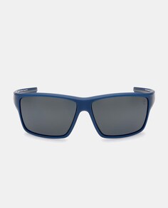 Прямоугольные мужские солнцезащитные очки синего цвета с поляризационными линзами Timberland, синий