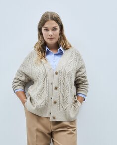 Женская куртка с стяжками Couchel, бежевый