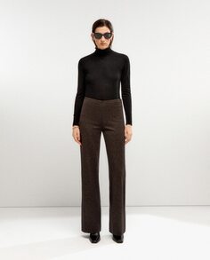 Женские широкие удобные брюки El Corte Inglés, светло-серый