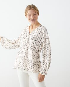 Женская блузка с длинным рукавом Southern Cotton, белый
