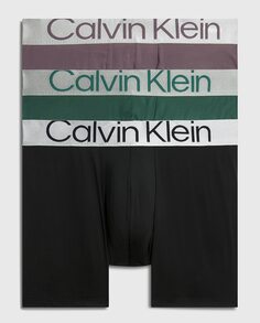 Набор из трех мужских длинных боксеров Calvin Klein, мультиколор