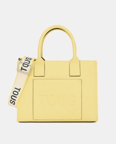 Желтая сумка через плечо La Rue среднего размера для шоппинга Tous, желтый