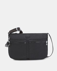 Kipling Izellah черная женская сумка через плечо из нейлона на молнии Kipling, черный