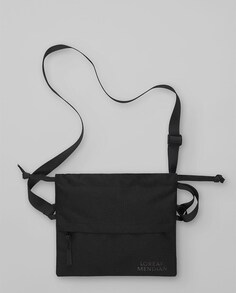 Черная сумка через плечо с регулируемой ручкой Loreak Mendian, черный