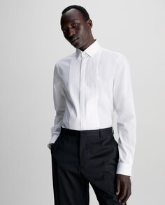 Мужская рубашка-смокинг Calvin Klein, белый