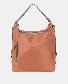 Ярко-оранжевая сумка-трансформер из нейлонового рюкзака-рюкзака Mandarina Duck, оранжевый