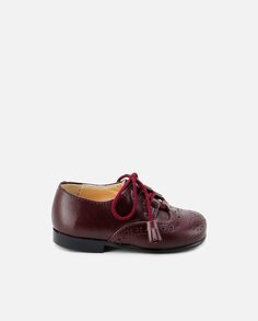 Классическая английская кожаная детская обувь Eli 1957, бордо
