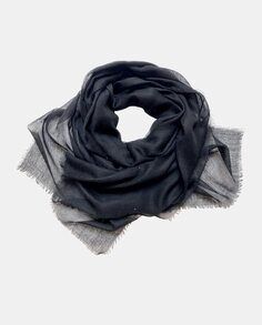 Черный шерстяной шарф с металлическими стразами Gaynor Bongard, черный
