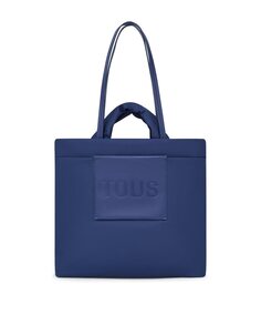 Темно-синяя сумка через плечо Marina с двойной ручкой Tous