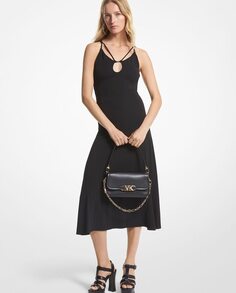 Платье миди на бретелях Michael Michael Kors, черный