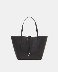 Двусторонняя женская сумка-шоппер с логотипом Armani Exchange, черный