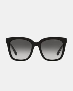 Черные квадратные солнцезащитные очки из ацетата Michael Kors, черный