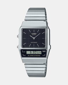 Casio Vintage New Combi AQ-800E-1AEF Стальные мужские часы Casio, серебро