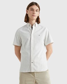Мужская рубашка стандартного кроя с короткими рукавами Tommy Hilfiger, мультиколор