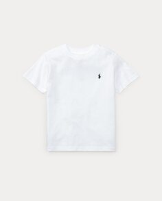 Белая футболка для мальчика с логотипом Polo Ralph Lauren, белый