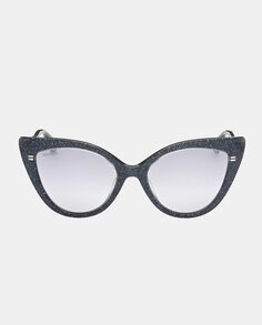 Черные солнцезащитные очки «кошачий глаз» из ацетата MAX&amp;Co., черный