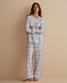 Женские пижамы на завязках Énfasis, светло-синий