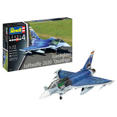 Сборные модели Revell Истребитель Eurofighter Luftwaffe 2020 Quadriga