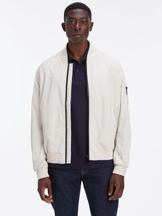 Куртка-бомбер Calvin Klein Hero из переработанного материала, каменно-бежевый