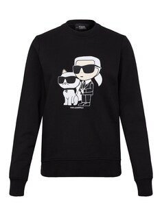 Толстовка Karl Lagerfeld Ikonik 2.0, черный